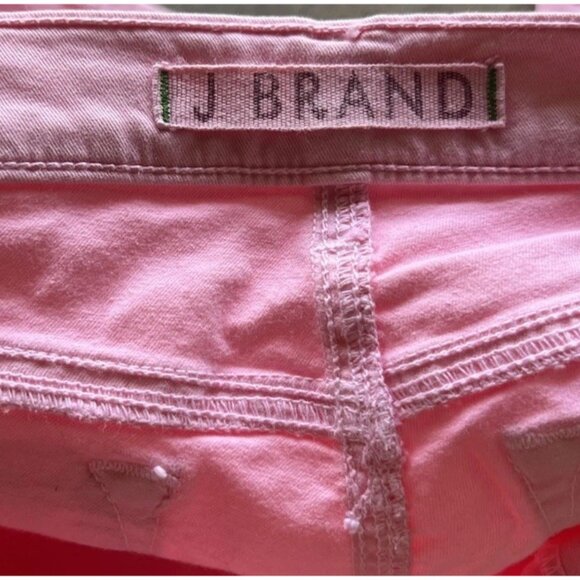 J Brand Skinny Leg Slipper Denim Jeans Women's Size 25 Pink Low Rise Medium Wash - Picture 9 of 13